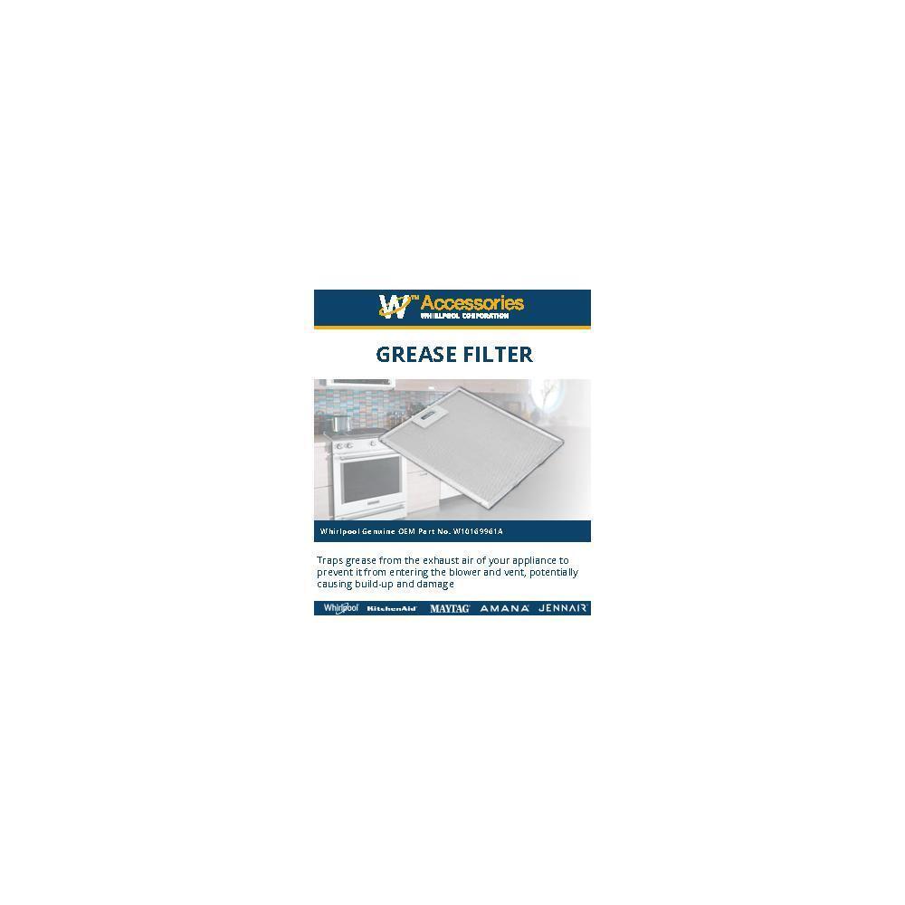 Kitchenaid W10169961A Vent Hood Grease Filter