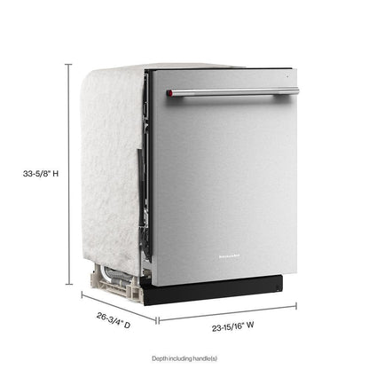 KDTS464SPS KitchenAid® 360(degree) Max Jets™ Third Rack Dishwasher with 90-Minute Normal Cycle