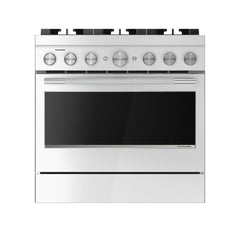 Kitchenaid KFDS936SSS 36-Inch 6 Burner Commercial-Style Dual Fuel Range with No Preheat Air Fry Mode