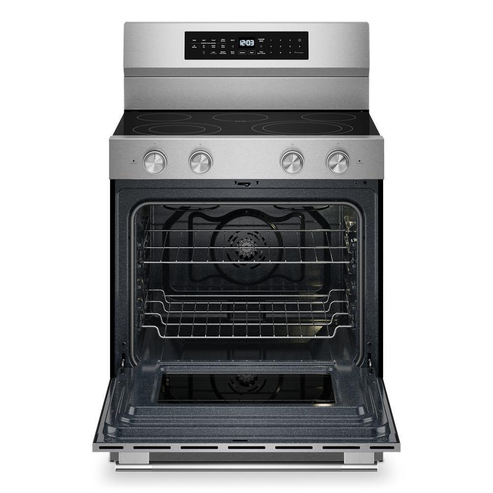 Kitchenaid KFES530SPS 5.3 Cu. Ft. Smart Freestanding Electric Range with Convection Cooking Modes