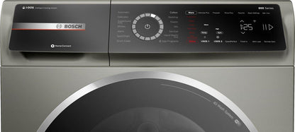 Bosch WGB246AXUC 800 Series, washing machine, frontloader fullsize, 1600 rpm, Silver inox
