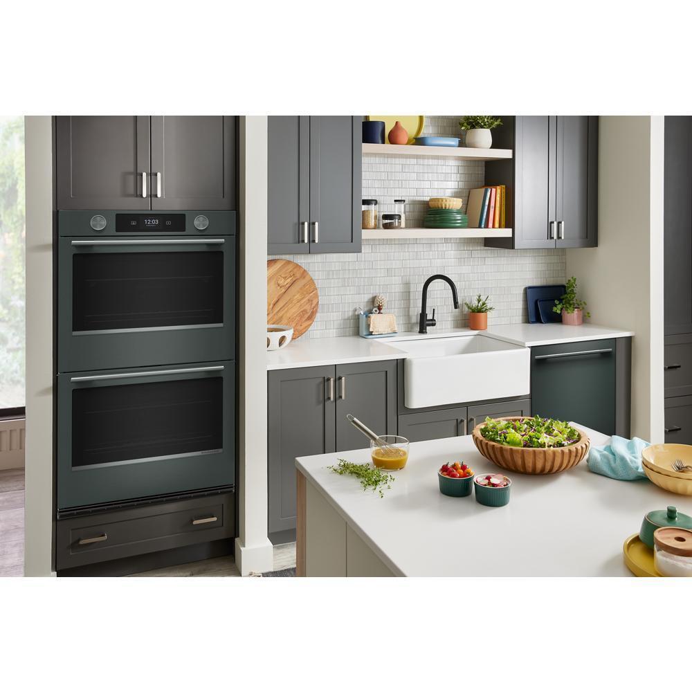 Kitchenaid KOED930SJP 30-inch Smart Electric Double Wall Oven with Intelligent Cooking Camera - Juniper