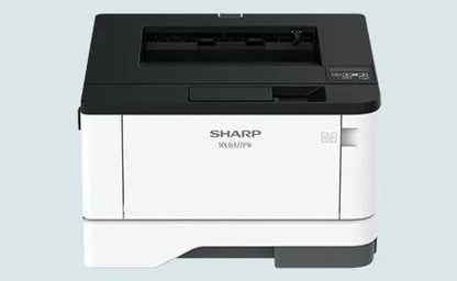 Sharp MXB427PW MX-B427PW Monochrome Wireless Printer Prints up to 42 pages per minute Maximum paper capacity of 900 sheets 600 x 600 dpi printing delivers clear images and text