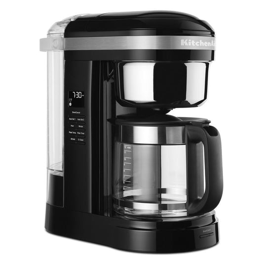 Kitchenaid KCM1209OB 12 Cup Drip Coffee Maker with Spiral Showerhead and Programmable Warming Plate