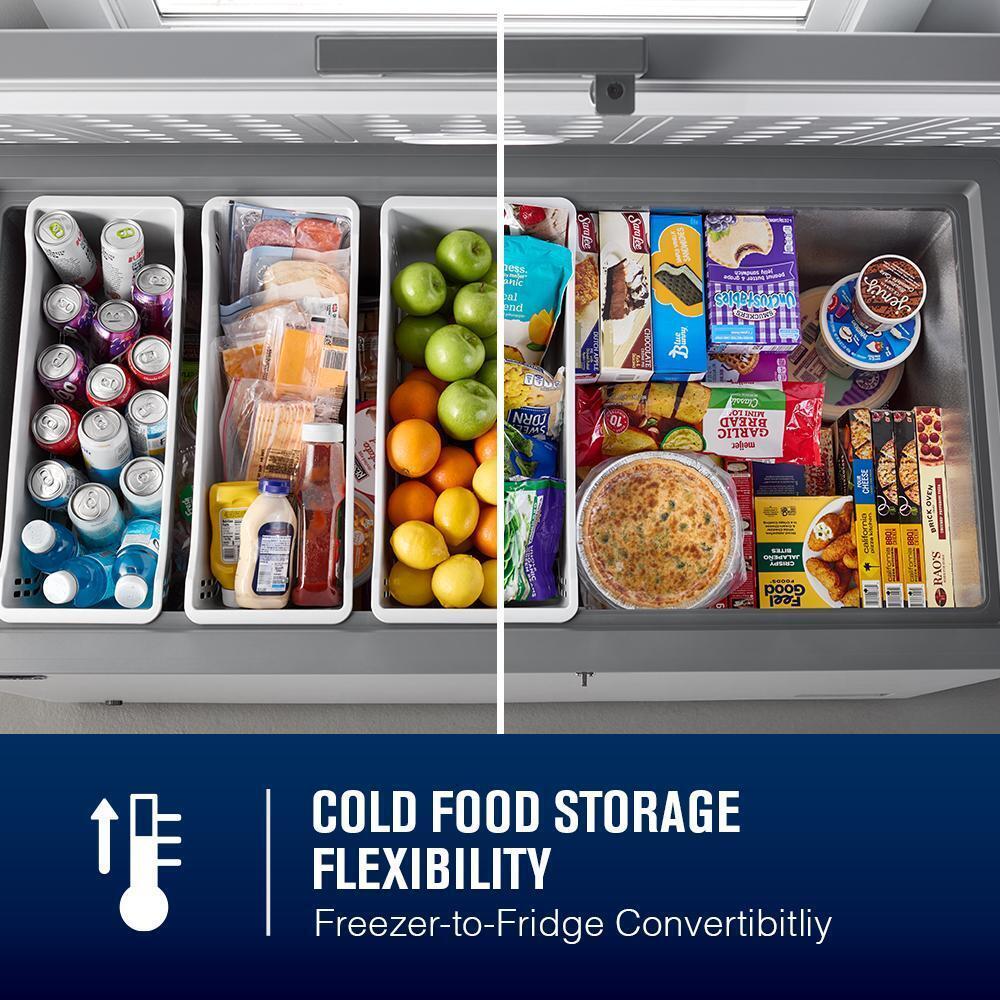 MZCC4316TG Maytag® 16 Cu. Ft. Garage Ready Chest Freezer with Freezer-to-Fridge Convertibility