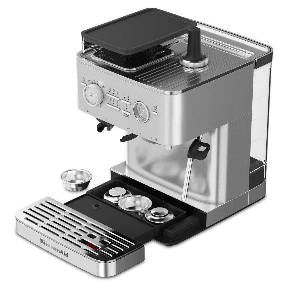 Kitchenaid KES6551SX Semi Automatic Espresso Machine with Burr Grinder