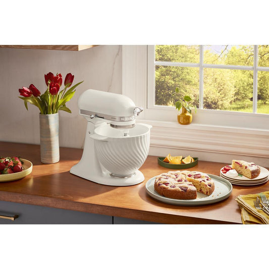 Kitchenaid KSM2CB5MR 5 Quart Meringue Ceramic Bowl