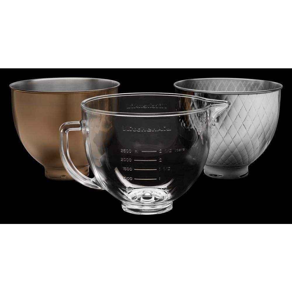 Kitchenaid KSM5SSBRC 5 Quart Tilt-Head Metallic Finish Stainless Steel Bowl