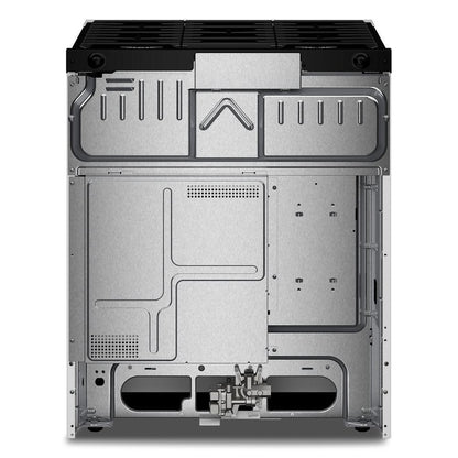 Whirlpool WSGS4530TW 30-inch Gas Smart Range with Air Cooking Technology and Steam Clean