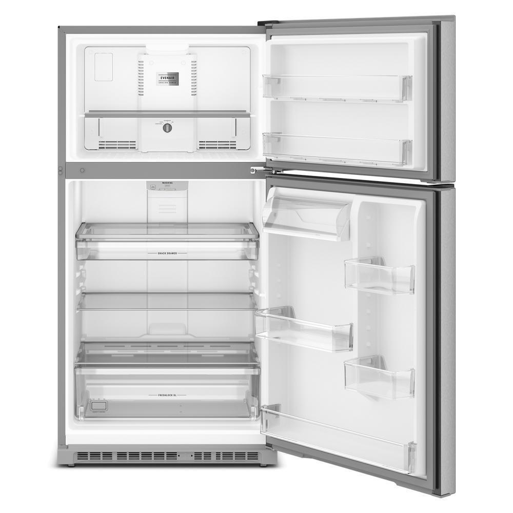 Maytag MRTX5121TZ 33-Inch Wide Top-Freezer Refrigerator with Garage Mode-21 Cu. Ft.