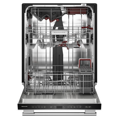 Kitchenaid KDTS434SPS 360(degree) Max Jets™ Third Rack Dishwasher with Stemware Shield and Stemware Clips, 44 dBA