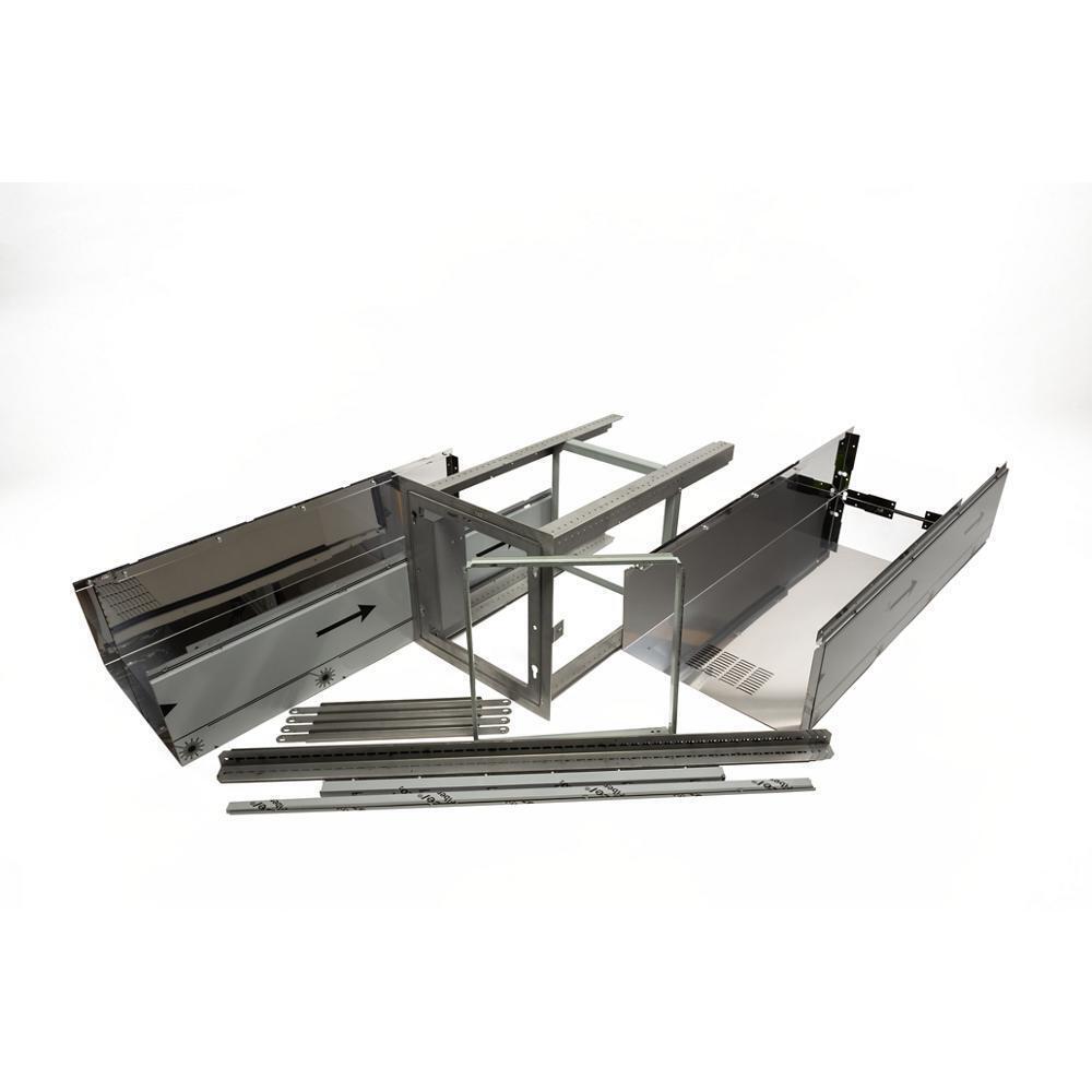 Kitchenaid W11522788 36" Range Hood Chimney Extension Kit, Stainless Steel, compatible model JVI0636LS, for ceilings between 8-7/8' to 10-1/2'