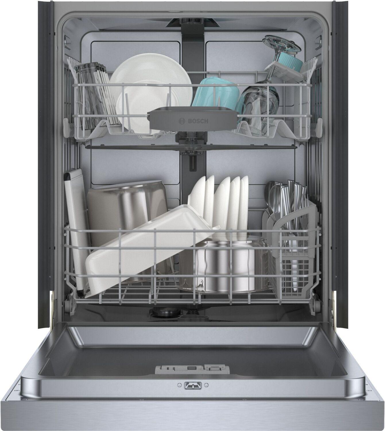 Bosch SHE4AEM5N 100 Plus Dishwasher 24" Stainless Steel Anti-fingerprint