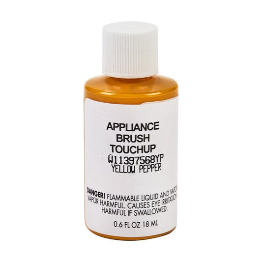 Whirlpool W11397568YP Touch-Up Paint with a Brush - Yellow Pepper 0.6-oz