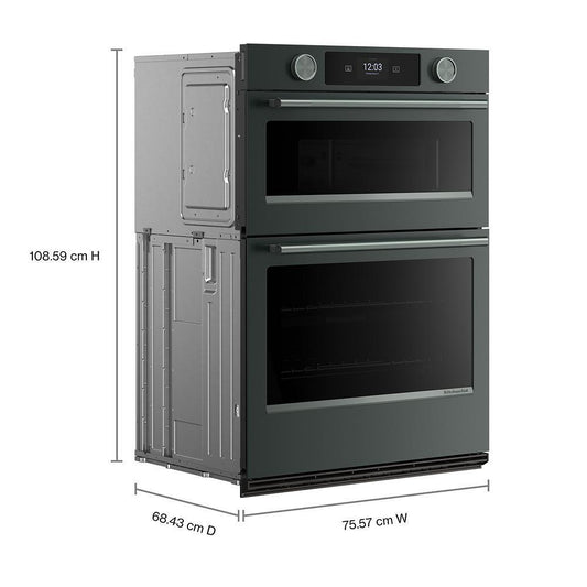 Kitchenaid KOEC730SJP Smart Combo Wall Oven with Assisted Cook Cycles