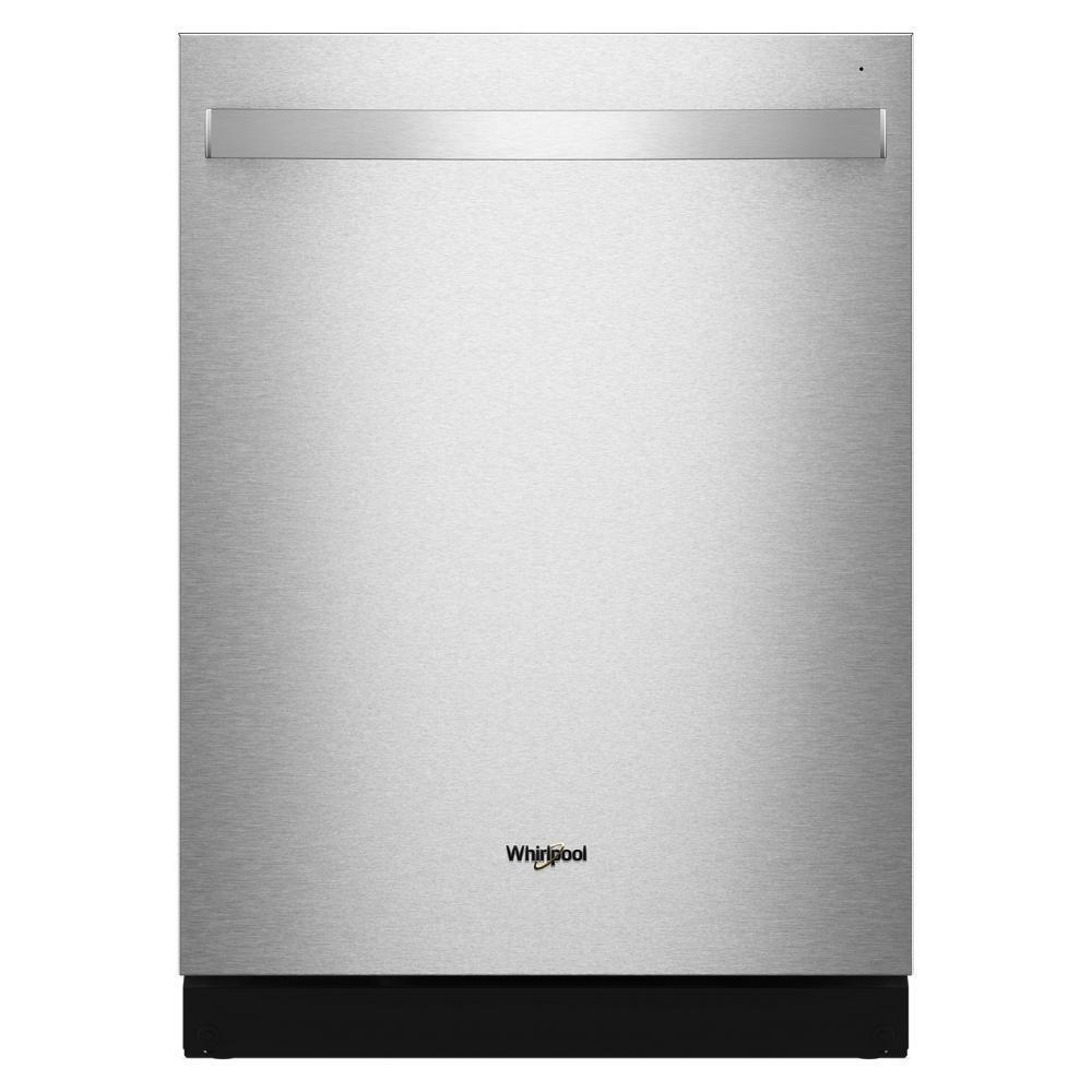 WDTS8024SZ Whirlpool® 24-Inch Top Control Dishwasher with Total Coverage Wash and Auto Open Air Dry in Fingerprint Resistant Stainless Steel