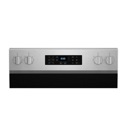 Whirlpool WFES5030RS 30-inch Energy Star Electric Range with Air Cooking Technology, No Preheat Air Fry and Air Baking and Self Clean