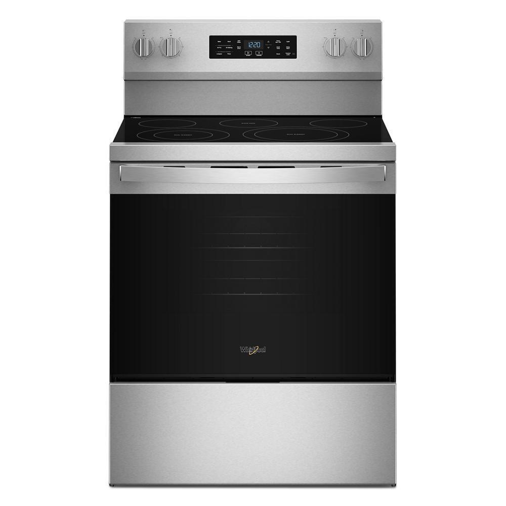 Whirlpool WFES5730SZ 30-inch Electric Range with Air Cooking Technology