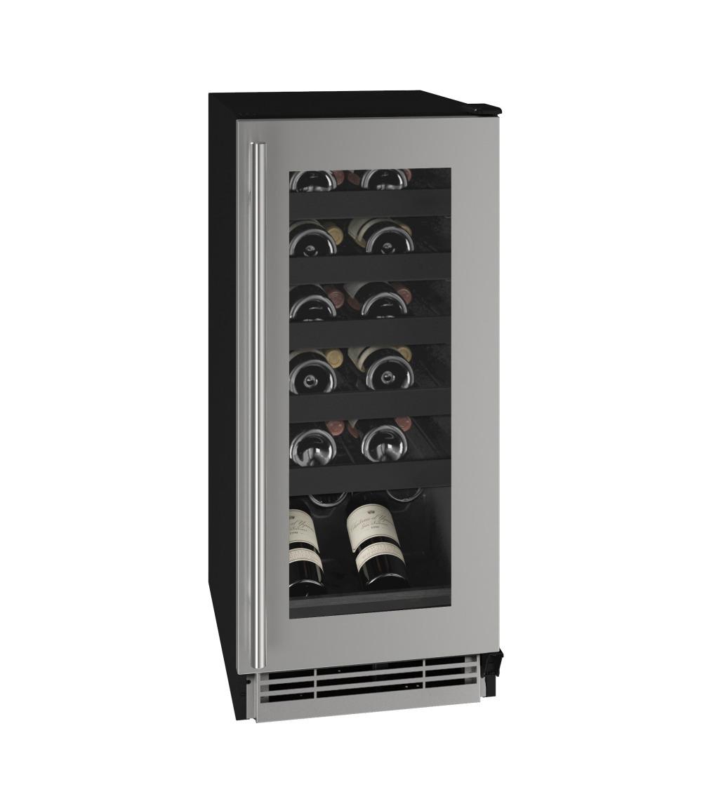 U-Line UHWC115SG01A Hwc115 15" Wine Refrigerator With Stainless Frame Finish (115 V/60 Hz)