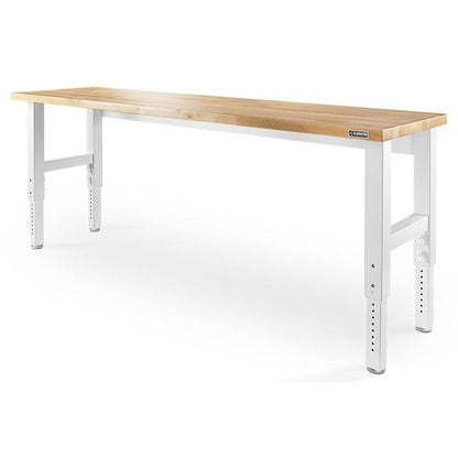 Gladiator GAWB08HWGW 8' Adjustable Height Hardwood Workbench