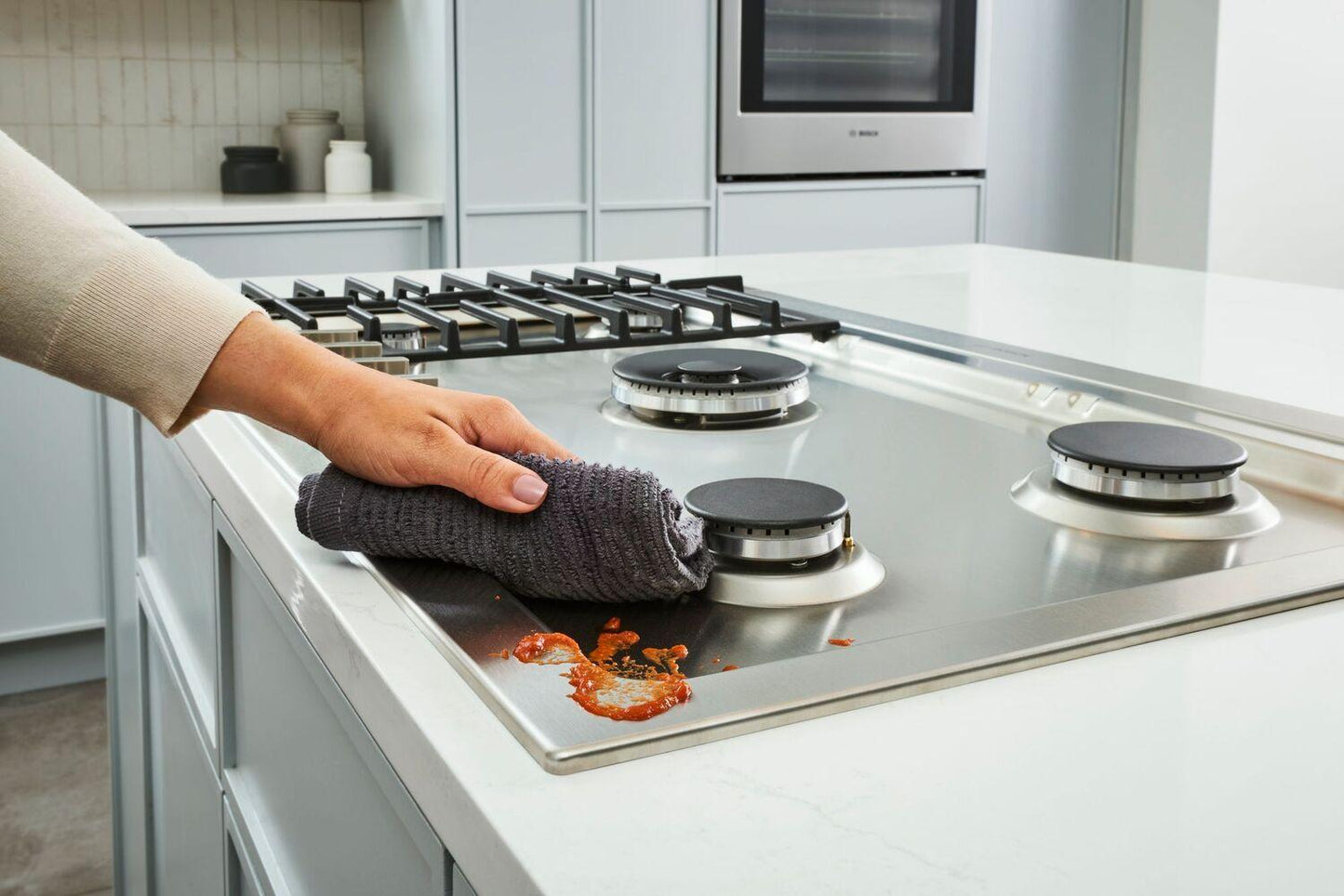 Bosch NGM8659UC 800 Series, Gas hob, 36'', Stainless steel