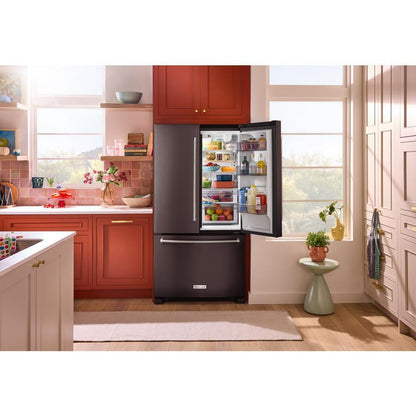 Kitchenaid KRFC136RBS 20 cu. ft. 36-Inch Width Counter-Depth French Door Refrigerator with Interior Dispense