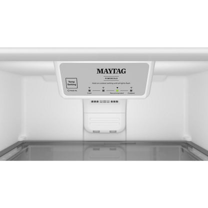 Maytag MRTX5119SW 30-Inch Wide Top-Freezer Refrigerator with Garage Mode-19 Cu. Ft.