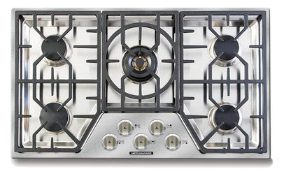 American Range ARDCT365V3 Vitesse 36 Inch 5-Burner Cooktop