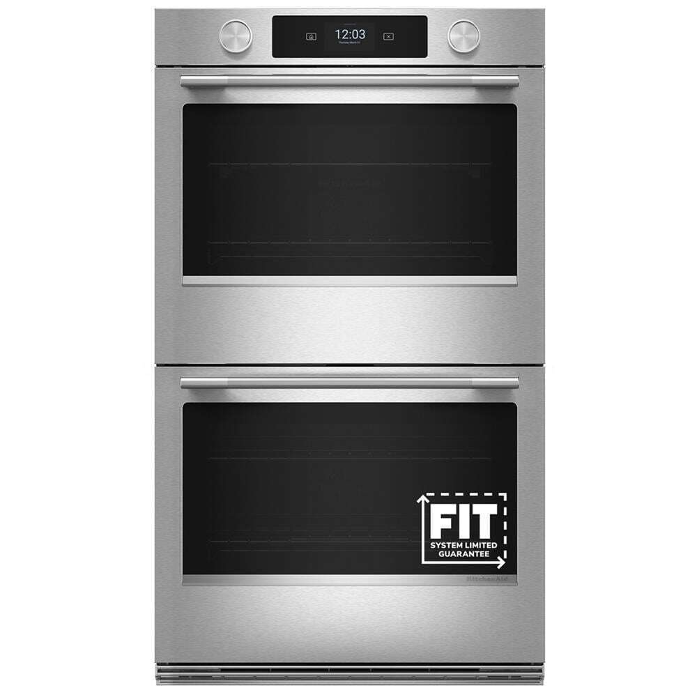 Kitchenaid KOED930SPS 30-inch Smart Electric Double Wall Oven with Intelligent Cooking Camera - PrintShield™ Finish