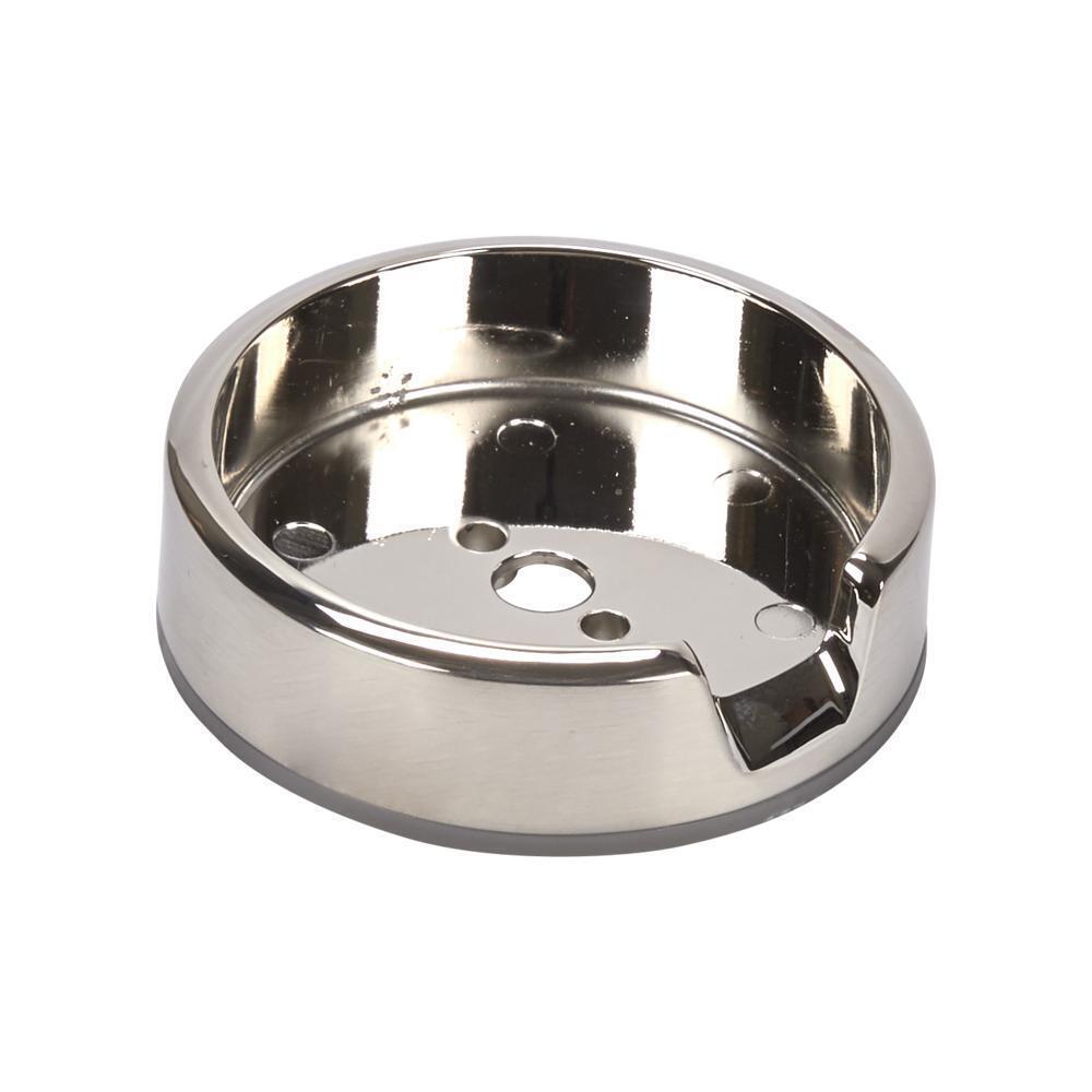 Kitchenaid W11323024 JennAir 3-IN D Single Bezel for Rise-Style Commercial Range and Rangetop Griddle Knobs - Chrome