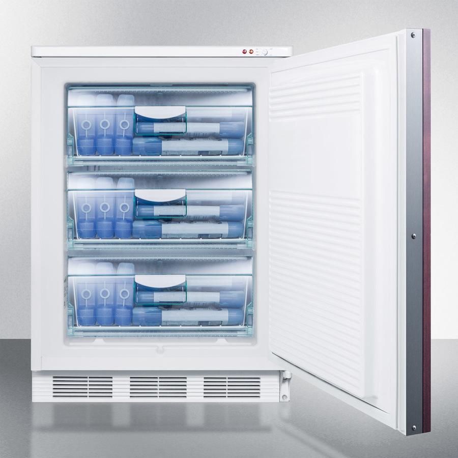 Summit VT65MLBIIF 24" Wide Built-in All-freezer (panel Not Included)
