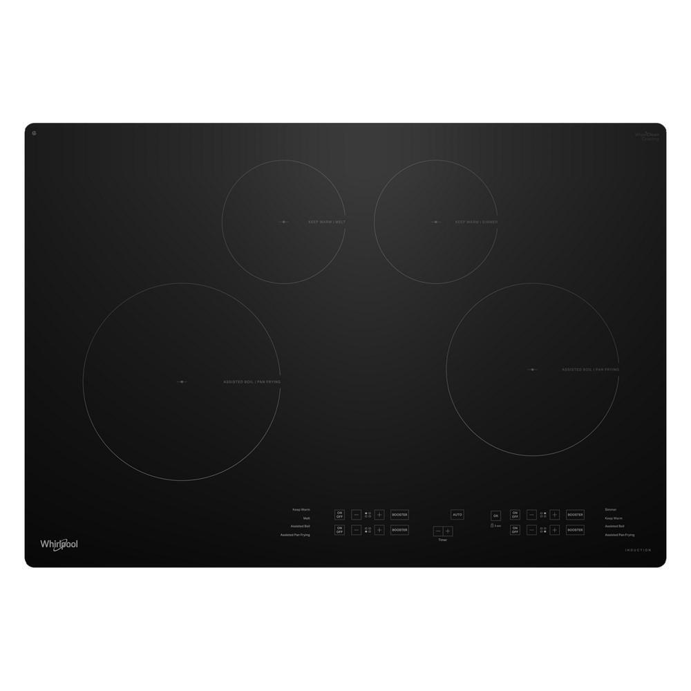 Whirlpool WCIT6030SB 30" Induction Cooktop with WipeClean™ Coating - 4 Elements