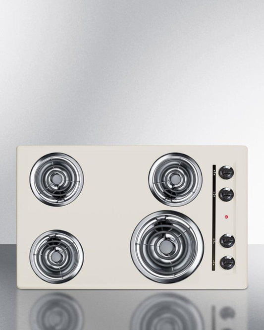 Summit SEL05 30" Wide 4-burner Coil Cooktop