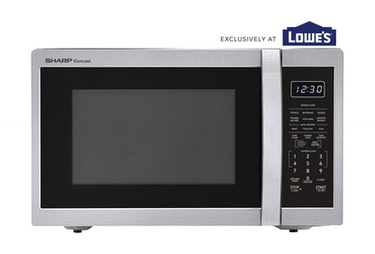 SMC1450KS Sharp 1.4 cu. ft. 1100W Stainless Steel Countertop Microwave Oven