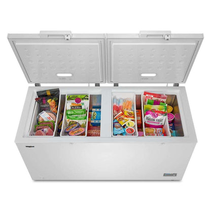 WZCC5519TW Whirlpool® 19 cu. ft. Convertible Freezer-to-Fridge Chest Freezer with 4 Storage Baskets