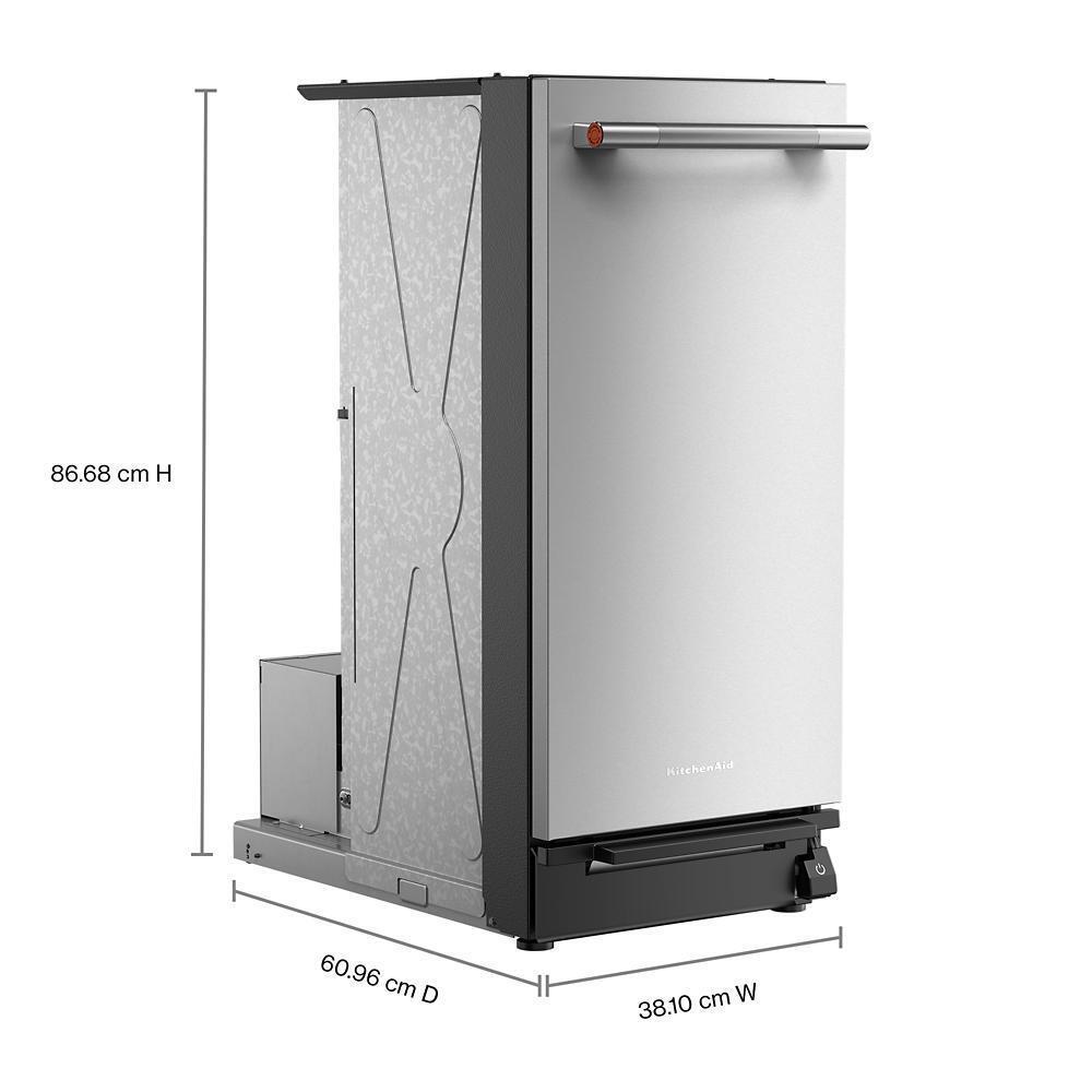KTTP515TSS KitchenAid® 15 in. Built-In Trash Compactor with Built-In Odor Management System