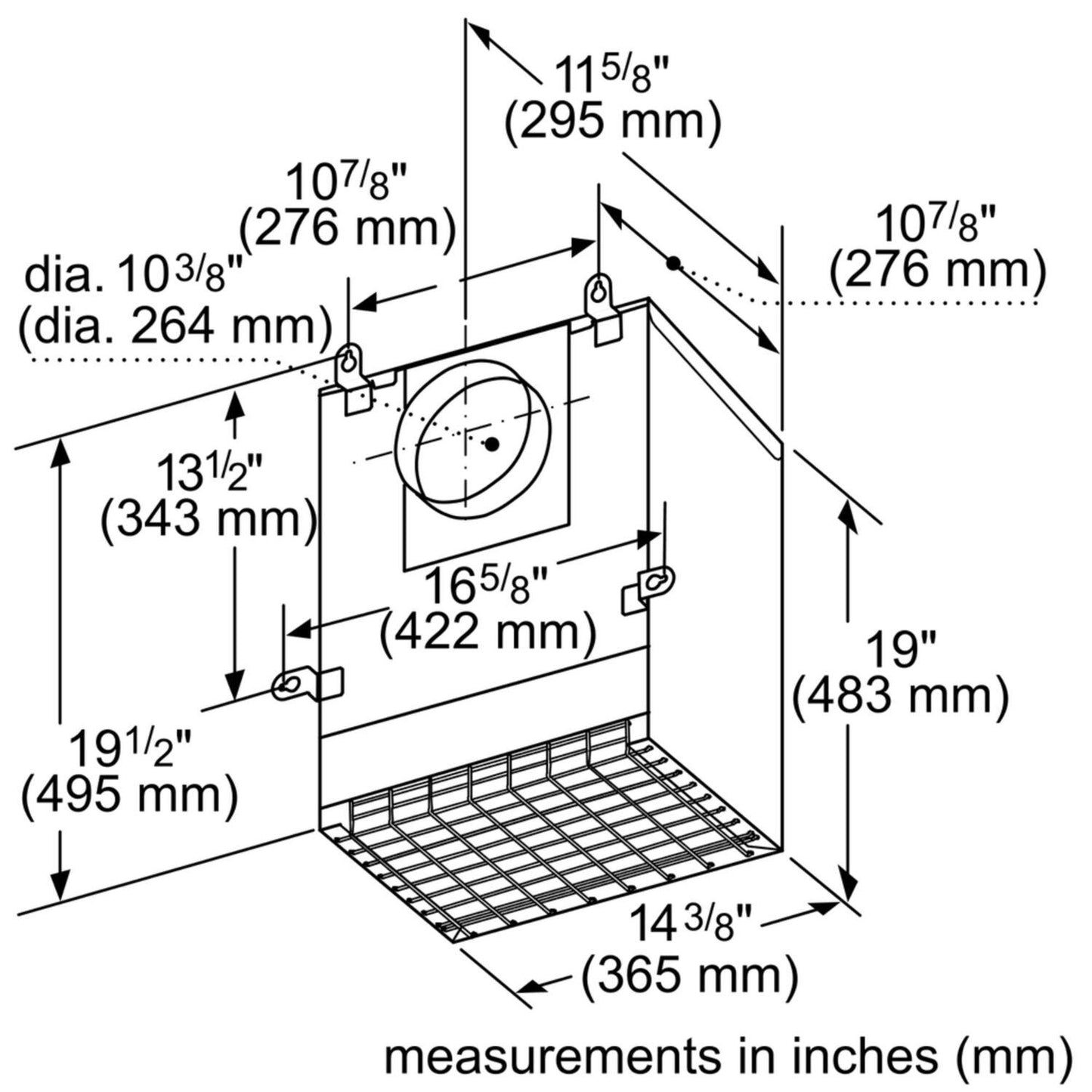 Bosch DHR1FZUC Remote fan unit