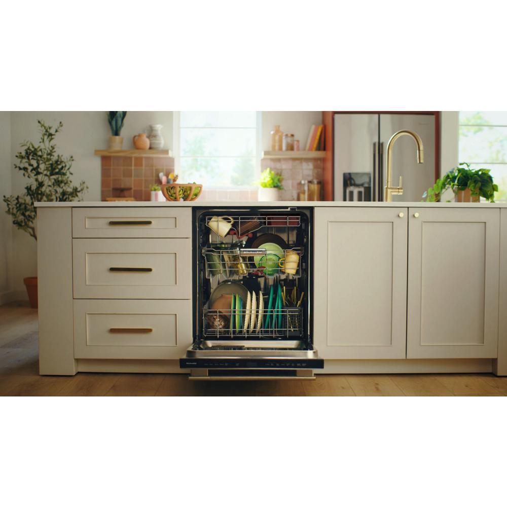 Kitchenaid KDTS434SPS 360(degree) Max Jets™ Third Rack Dishwasher with Stemware Shield and Stemware Clips, 44 dBA