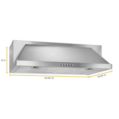 Kitchenaid UXT5536AAS 36" Convertible Under-Cabinet Hood
