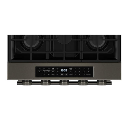 Kitchenaid KSGS530SBE 5.0 Cu. Ft. Smart Slide-in Gas Range with Convection Cooking Modes and 2-in-1 Burner