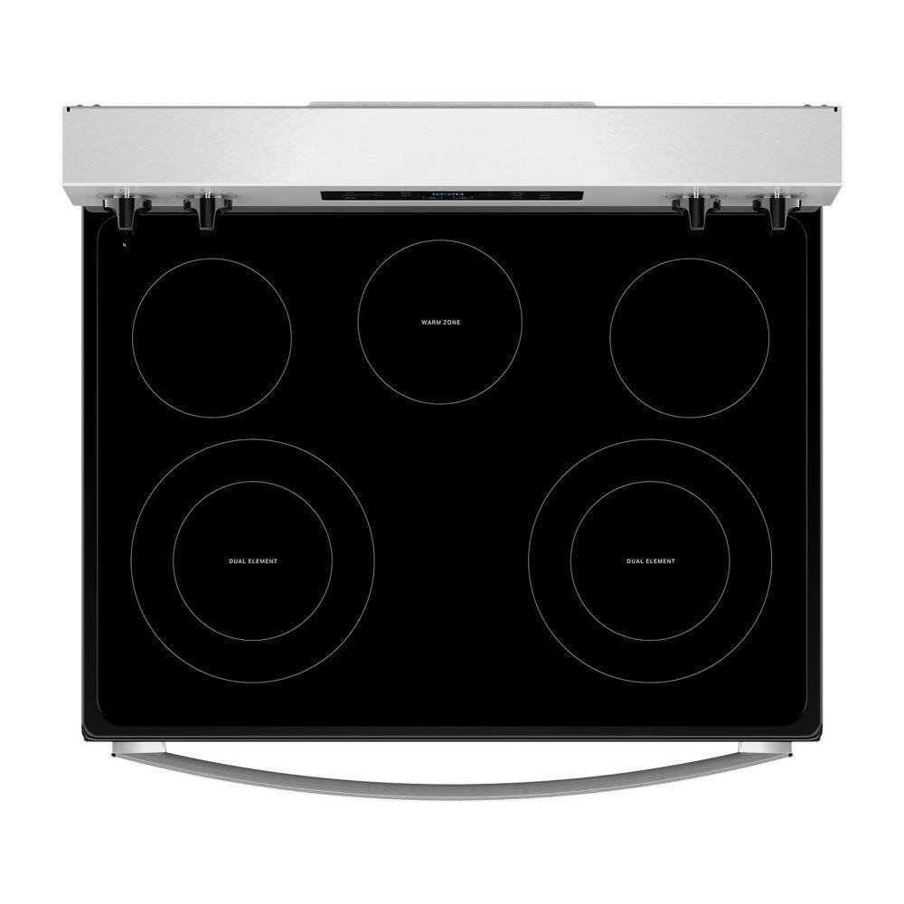 Whirlpool WFES4530SZ 30-inch Electric Range with Air Cooking Technology and Steam Clean
