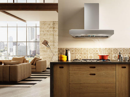 Elica EVV648S1 VAVANO Wall Mount Range Hood 48" wide - 600CFM