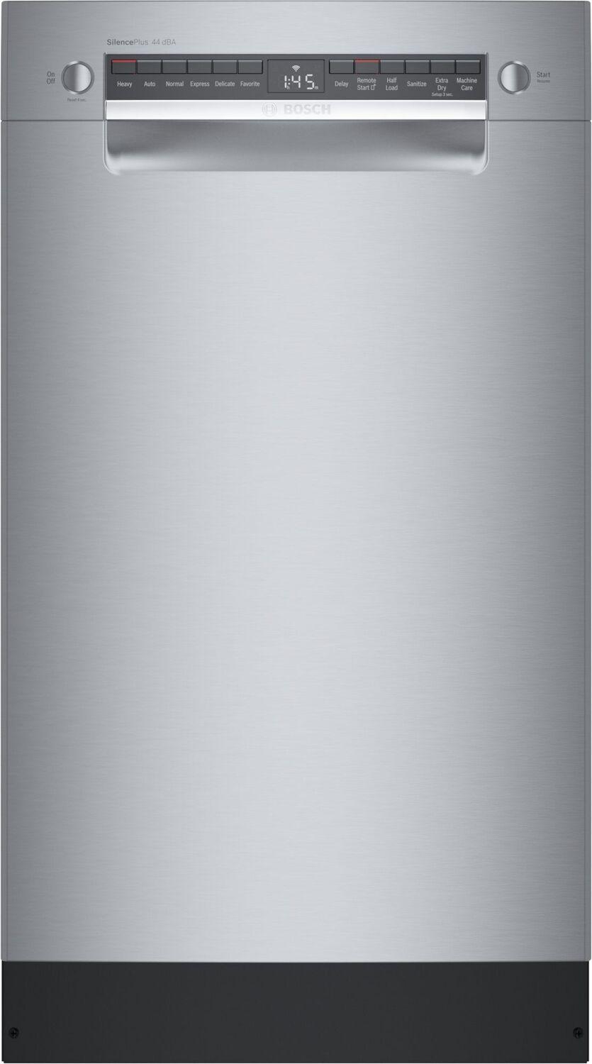Bosch SPE68C75UC 800 Series, built-under dishwasher, 17 3/4'', Brushed steel anti-fingerprint