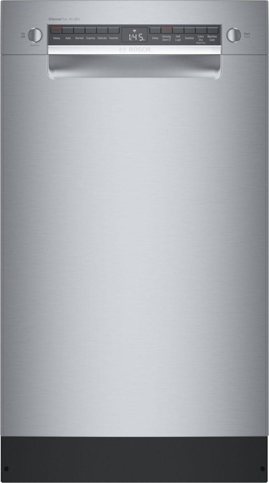 Bosch SPE68C75UC 800 Series, built-under dishwasher, 17 3/4'', Brushed steel anti-fingerprint