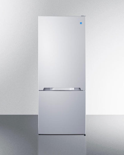 Summit FFBF151W 28" Wide Bottom Mount Refrigerator-freezer