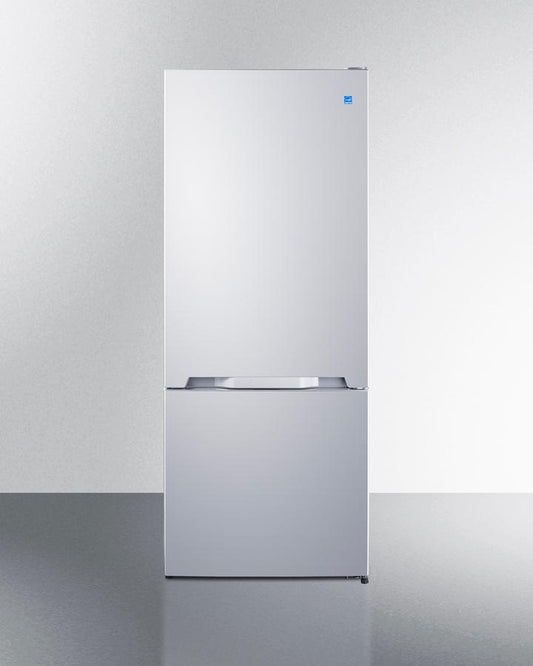 Summit FFBF151W 28" Wide Bottom Mount Refrigerator-freezer