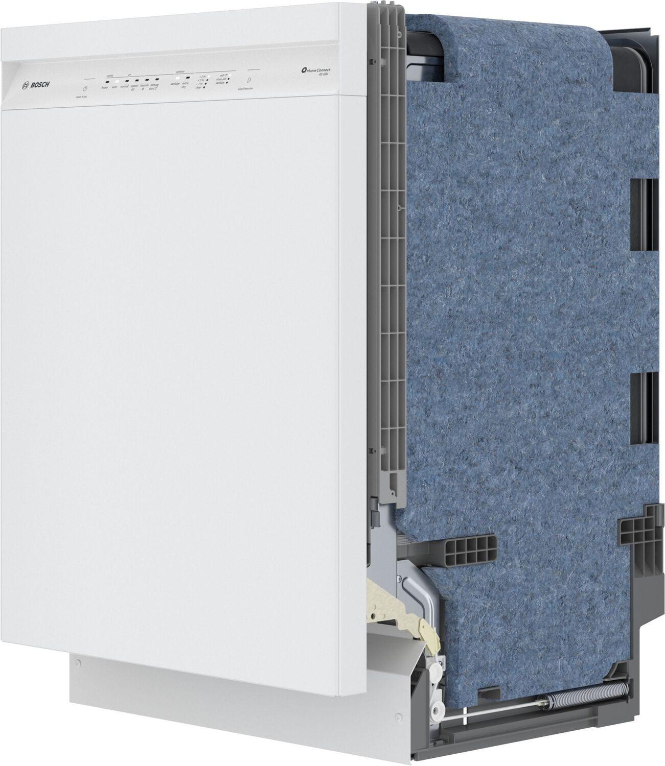 Bosch SHE4AEM2N 100 Plus Dishwasher 24" White