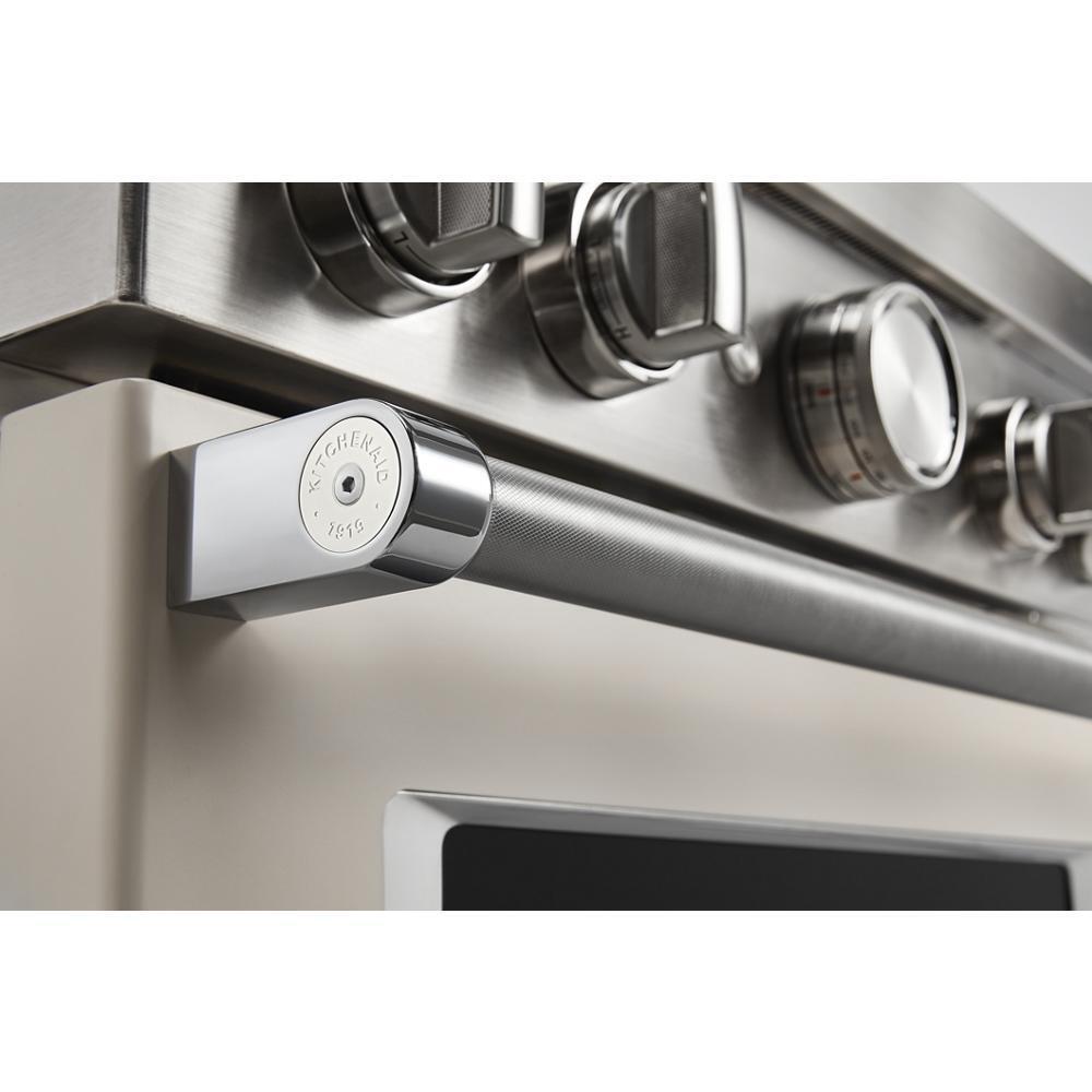 Whirlpool W11368841MP KitchenAid Commercial-Style Range Handle Medallion Kit - Mascarpone (Includes Two Medallions, Screws, and One 1/8-IN Hex Wrench)