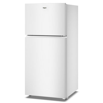 WRTX3319SW Whirlpool® 30-inch Wide Top Freezer Refrigerator with Total Coverage Cooling- 19 Cu. Ft.