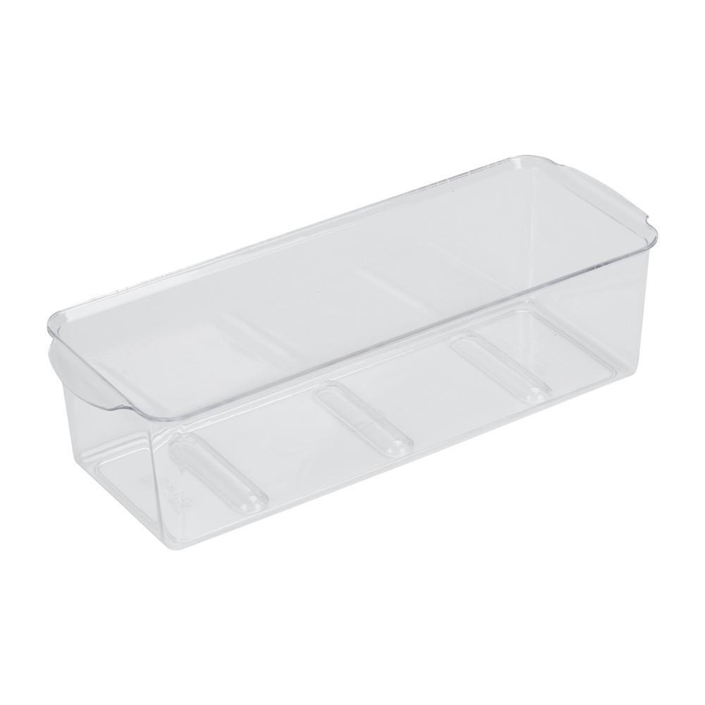 Kitchenaid W10136387A Multi-Use Refrigerator Utility Bin (3 3/4-IN H x 5 1/4-IN L x 14 1/2-IN D) - Clear